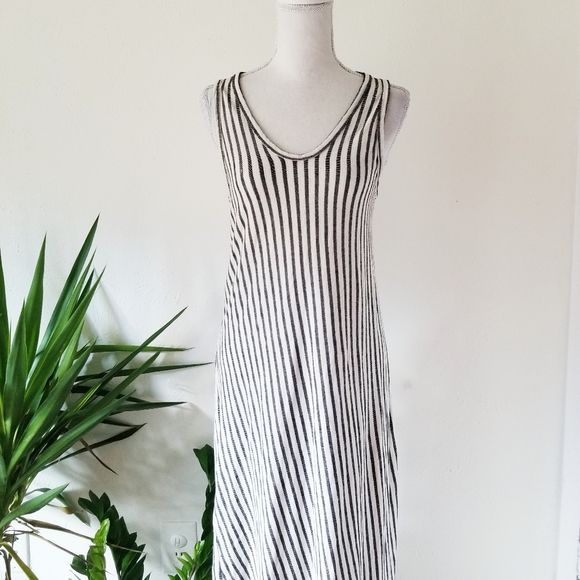 Caution To The Wind Dresses & Skirts - Caution to the Wind Striped Maxi Cotton Dress S